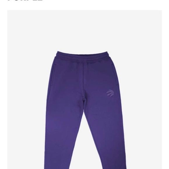 Peace Collective, TORONTO RAPTORS EMBROIDERED LOGO SLIM FIT JOGGER - Picture 3 of 5